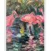 Pink Flamingos – Original Oil Painting on Canvas